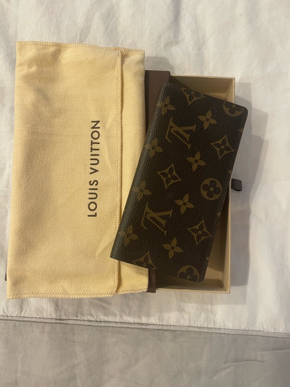 Louis Vuitton Monogram  Long Wallet - Brown and Tan